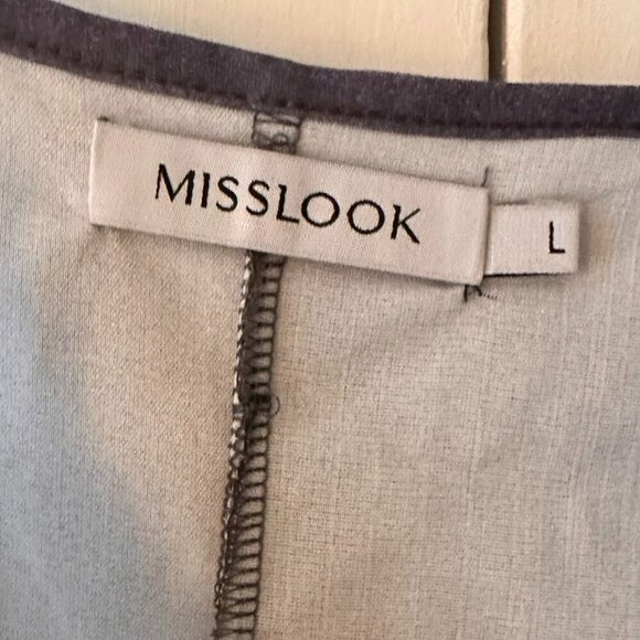 MISSLOOK Star Maxi Dress with Lace Trim - Size Large - Picture 7 of 7